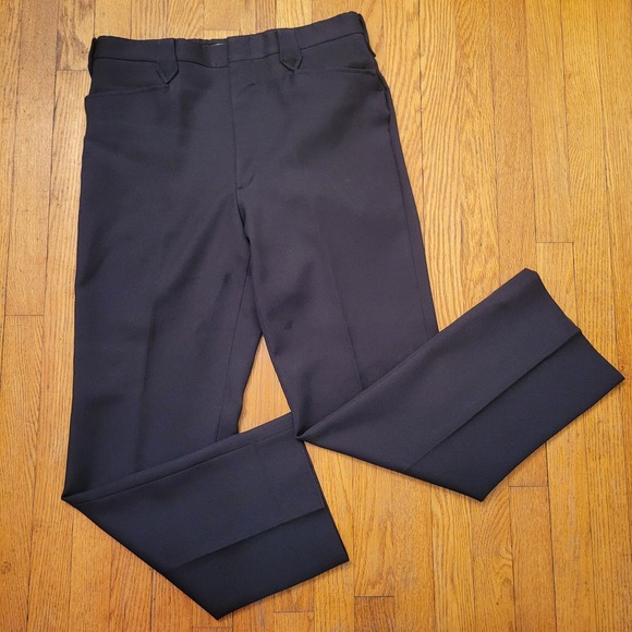 Mesquite Other - Mesquite Niver 34x31 Western Dress Pants Black Pearl Snap Vintage USA Rockabilly